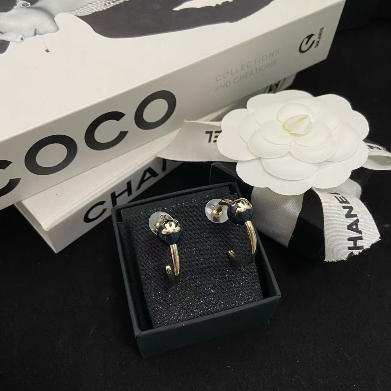 CHANE1ダブルCイヤリング【50％割引+送料無料】