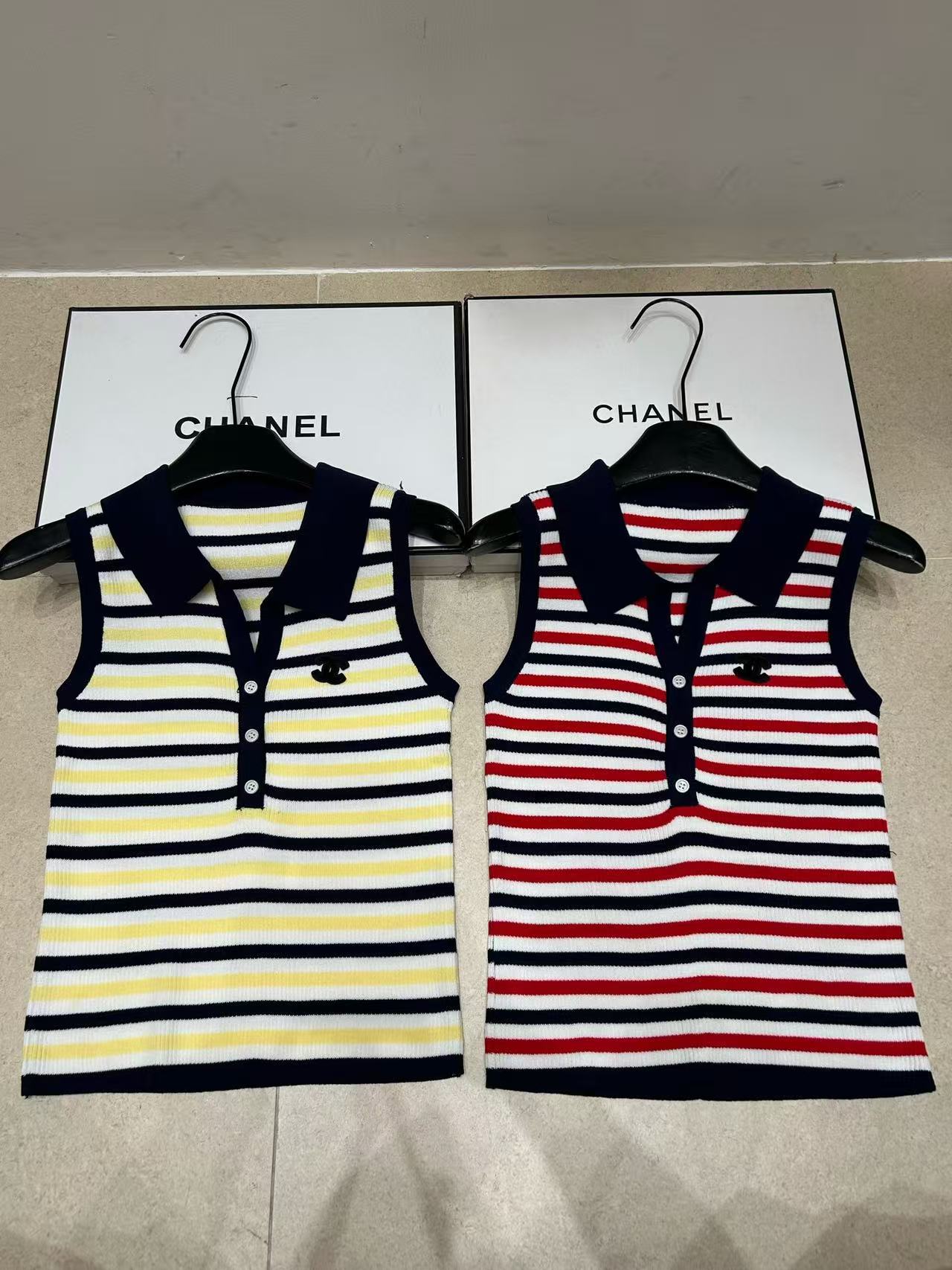 CHANE1 ダブルCラペル ストライプウールベスト【50％割引+送料無料】