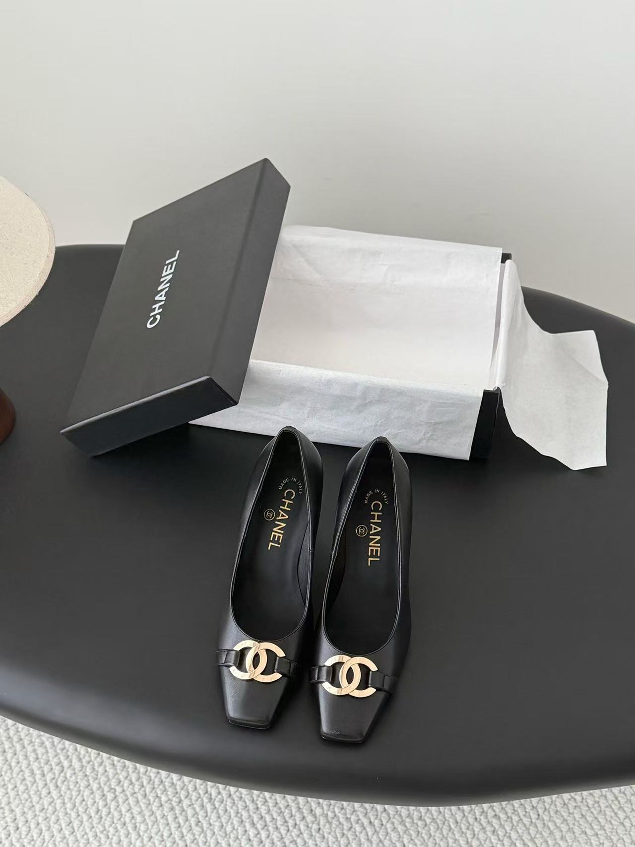 CHANE1 高品質ダブルCハイヒール【50%割引+送料無料】