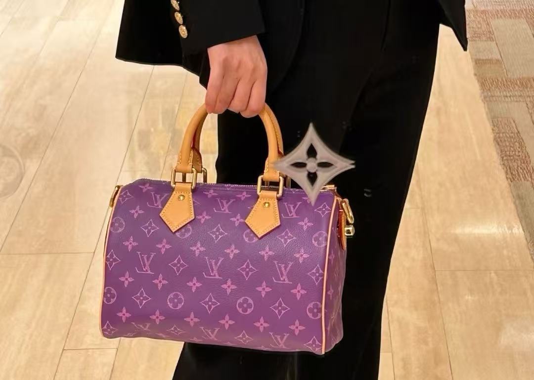 LV Speedy紫色のハンドバッグ【50％割引+送料無料】