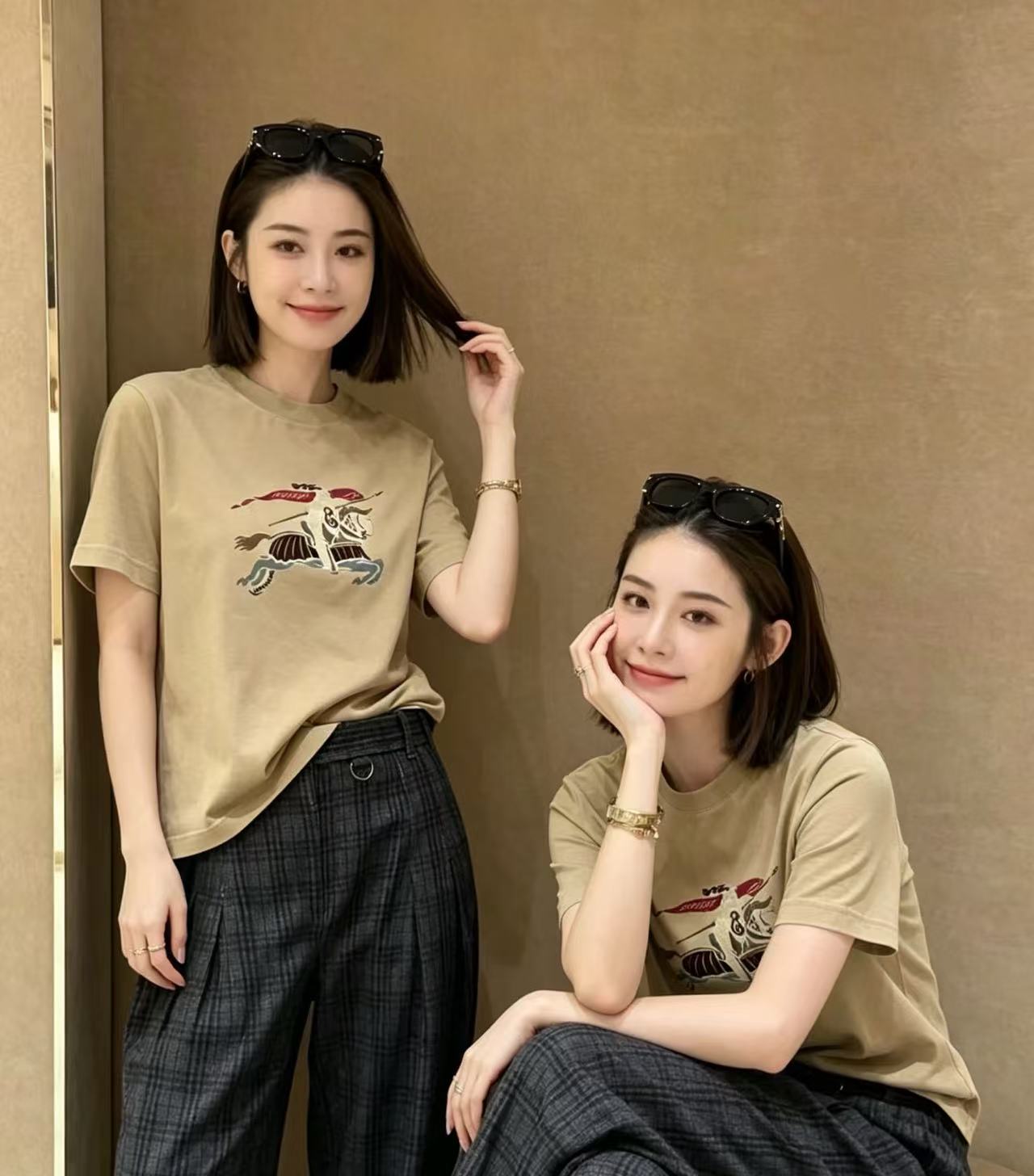 BUR8ERRY ウォーホース Tシャツ【50％割引+送料無料】