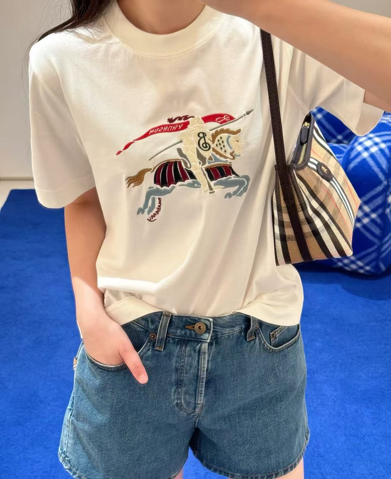 BUR8ERRY ウォーホース Tシャツ【50％割引+送料無料】