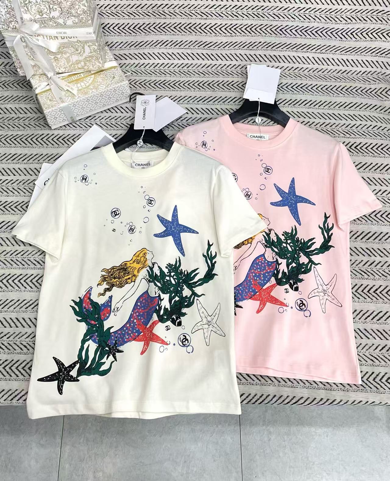 CHANE1 マーメイド 五芒星 Tシャツ【50%割引+送料無料】