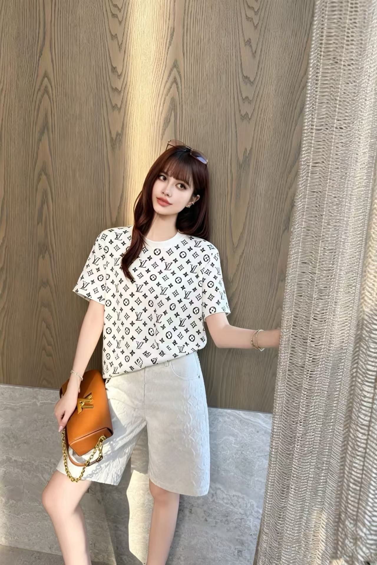 LVプリントTシャツ【50％割引+送料無料】