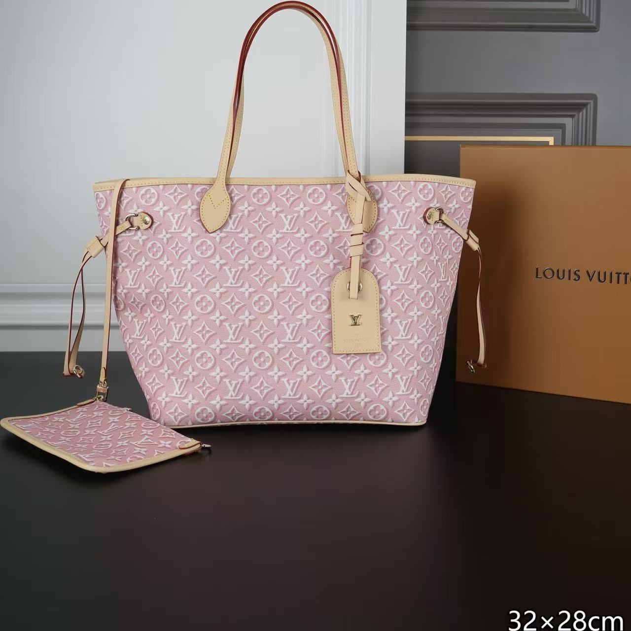 LV NEVERFULLデニムトートバッグ【50％割引+送料無料】