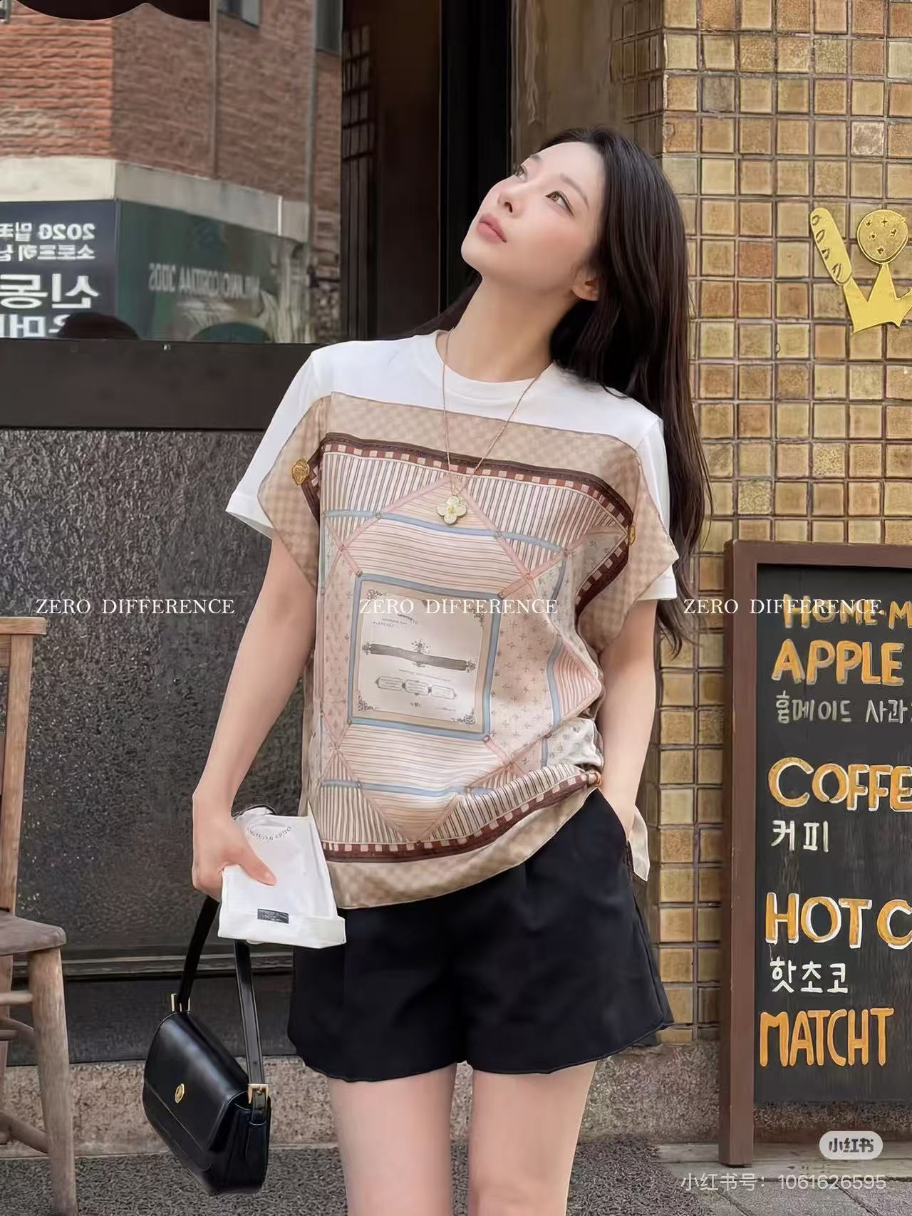 LVプリントTシャツ【50％割引+送料無料】