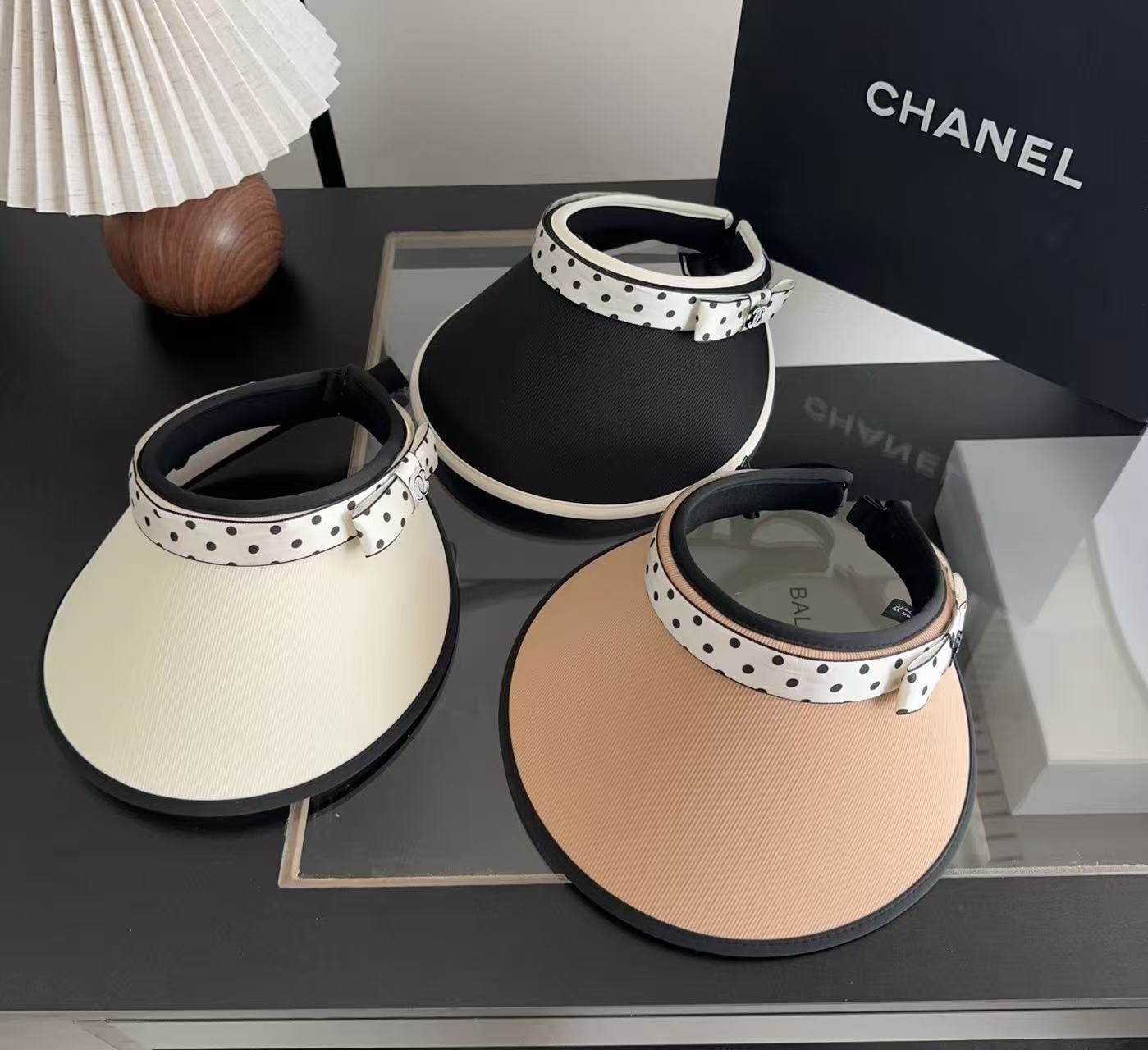 CHANE1 ポルカドット柄サンハット【50％割引+送料無料】