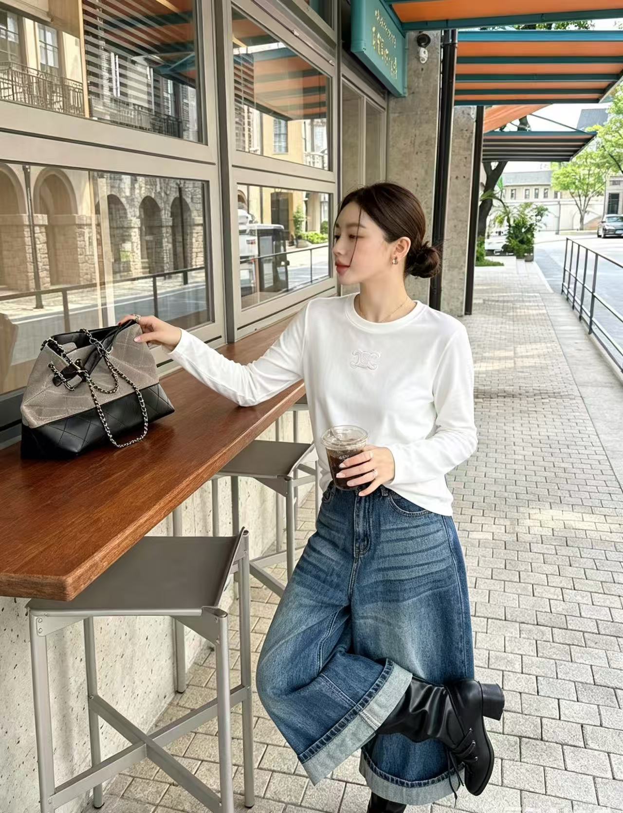 CEL1NE 凱旋門 長袖Tシャツ【50％割引+送料無料】