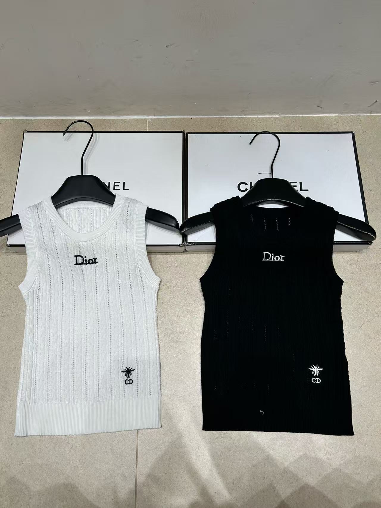 Dior ウールレターベスト【50％割引+送料無料】