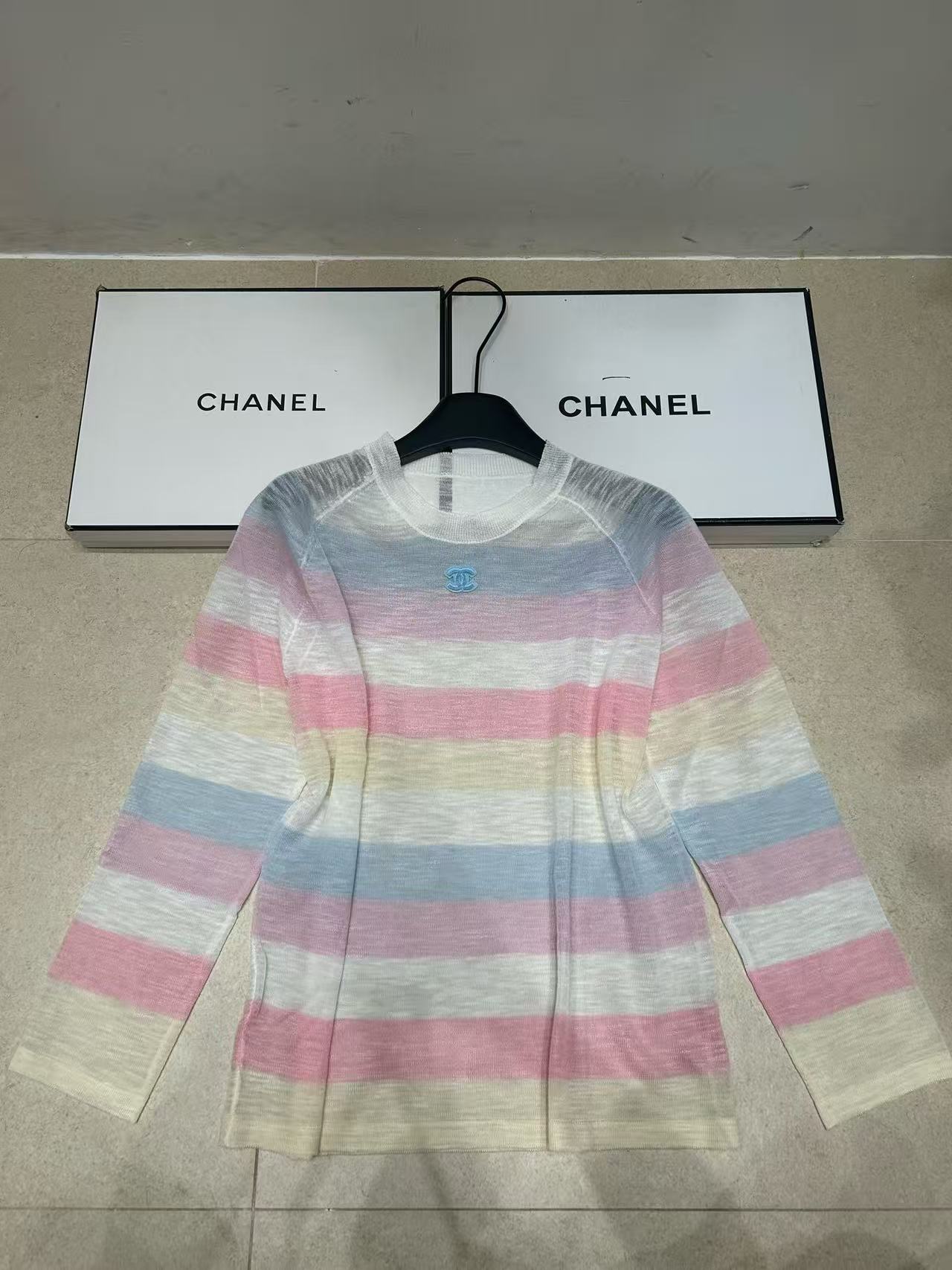 CHANE1 カラフルダブルCセーター【50％割引+送料無料】