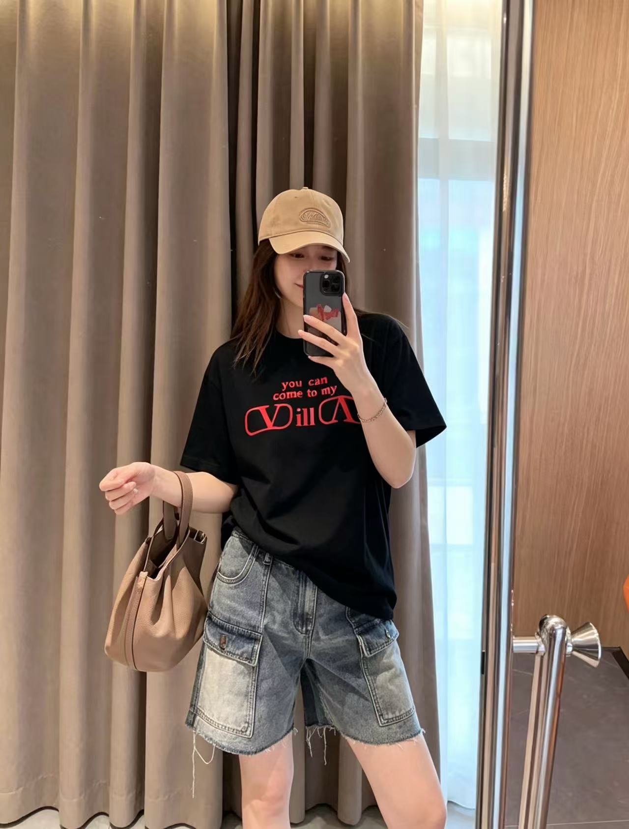 VALENT1NO シンプルレターTシャツ【50％割引+送料無料】