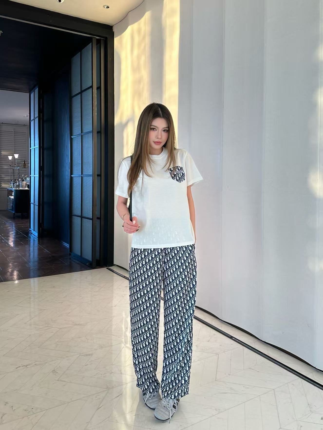 DIOR ポケットTシャツ＆トラウザーズ セットアップ【50％割引+送料無料】