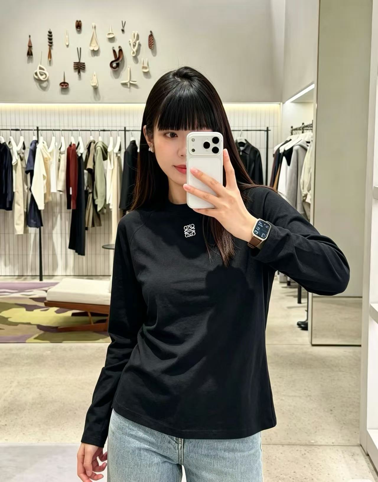 L0WEW 刺繍ロゴTシャツ【50％割引+送料無料】