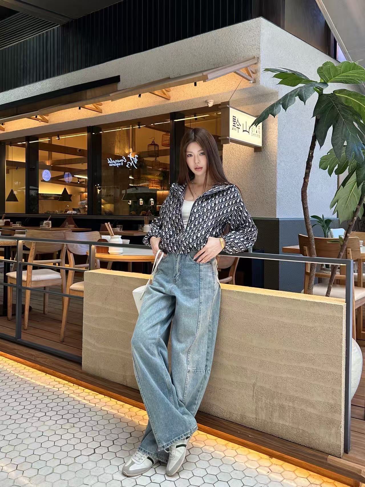 DIOR プリント入りフード付きジャケット【50％割引+送料無料】