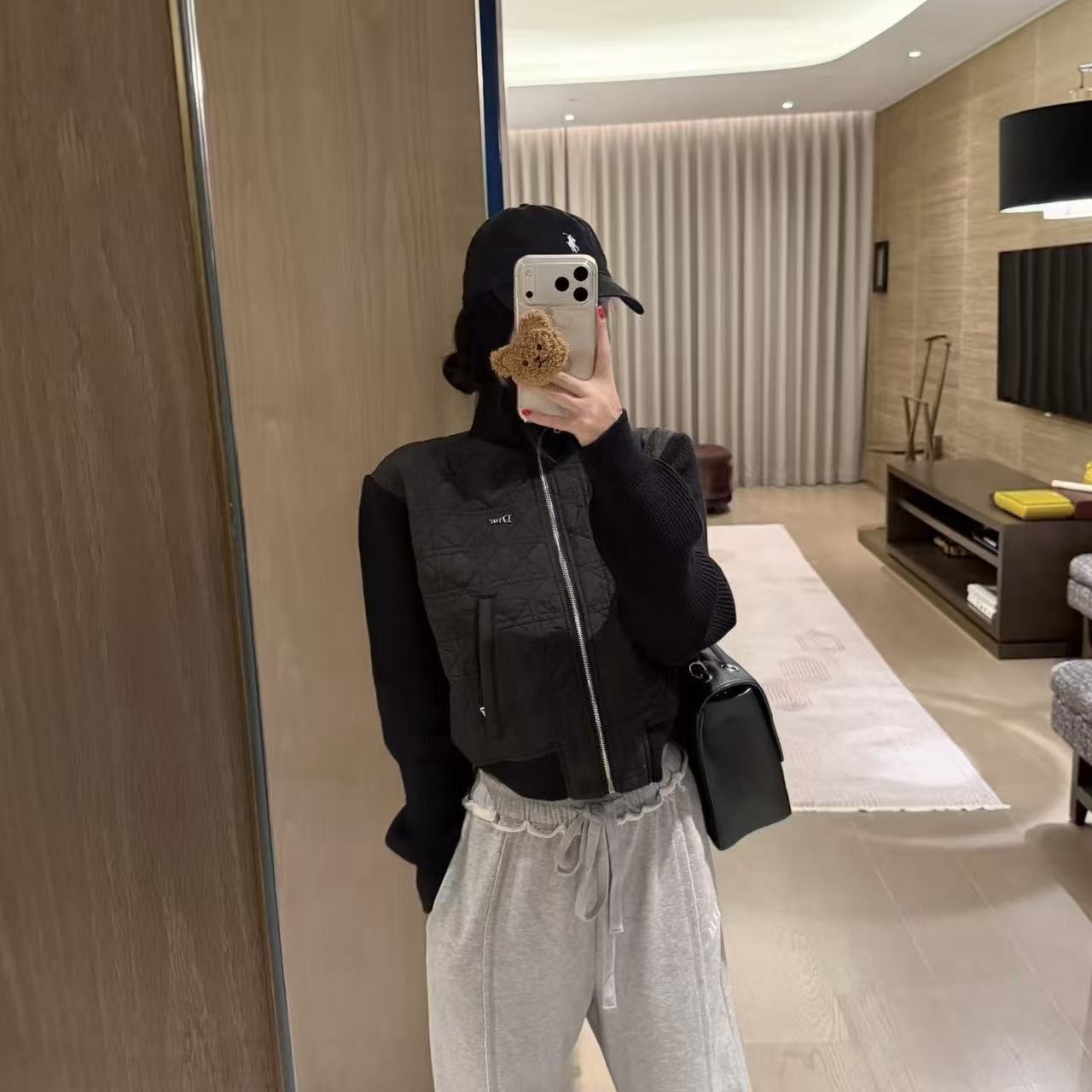 DIOR 格子柄スタンドカラージャケット【50％割引+送料無料】