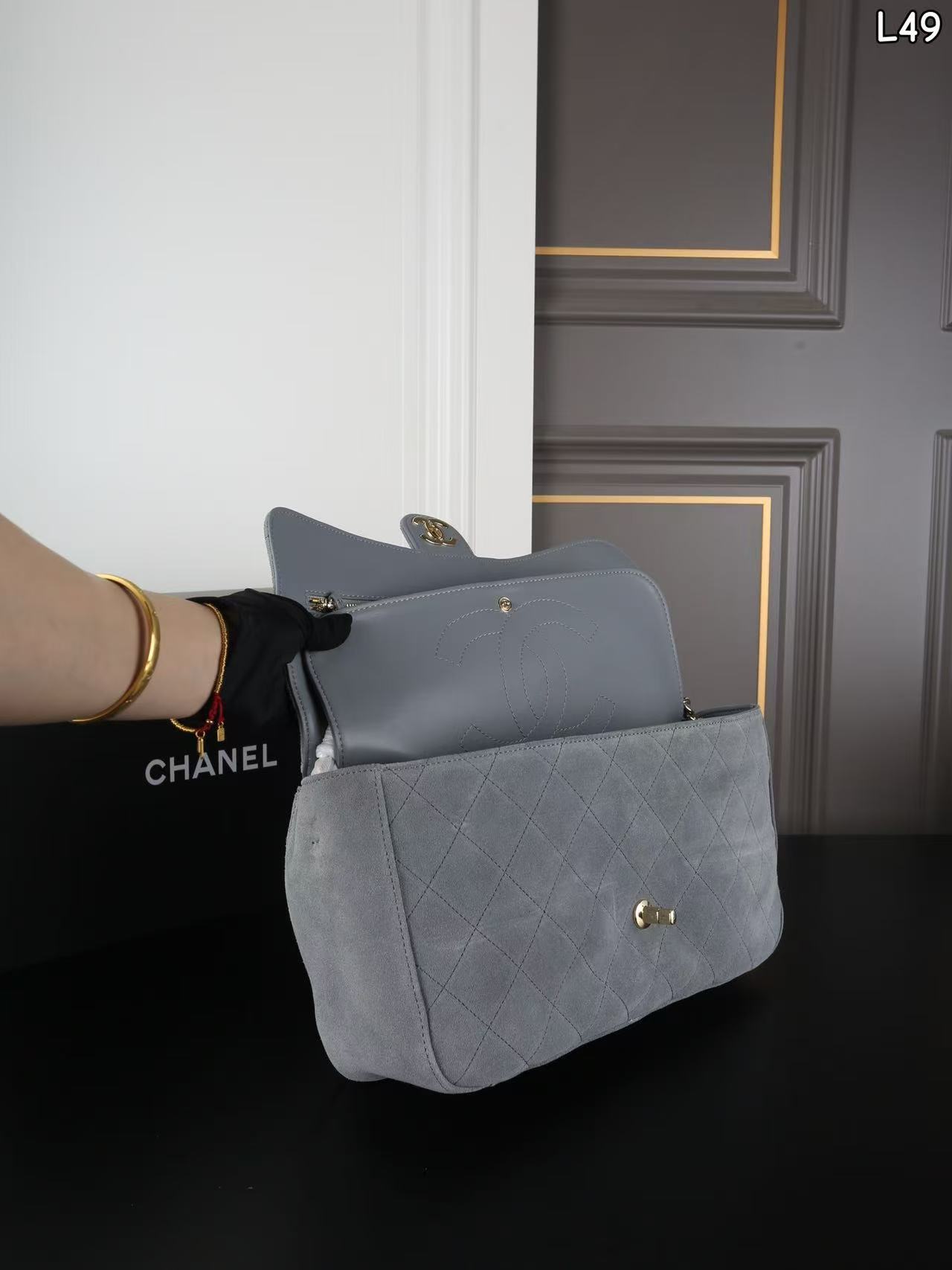 CHANEL ディアスキン チェーンバッグ【50%割引+送料無料】