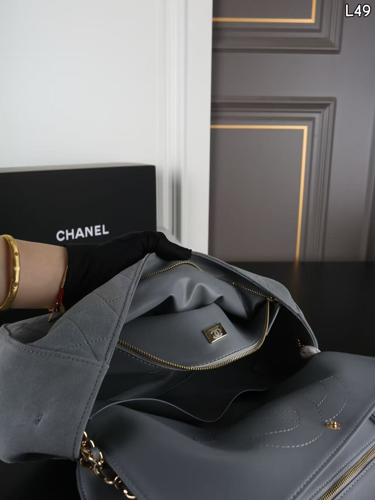 CHANEL ディアスキン チェーンバッグ【50%割引+送料無料】