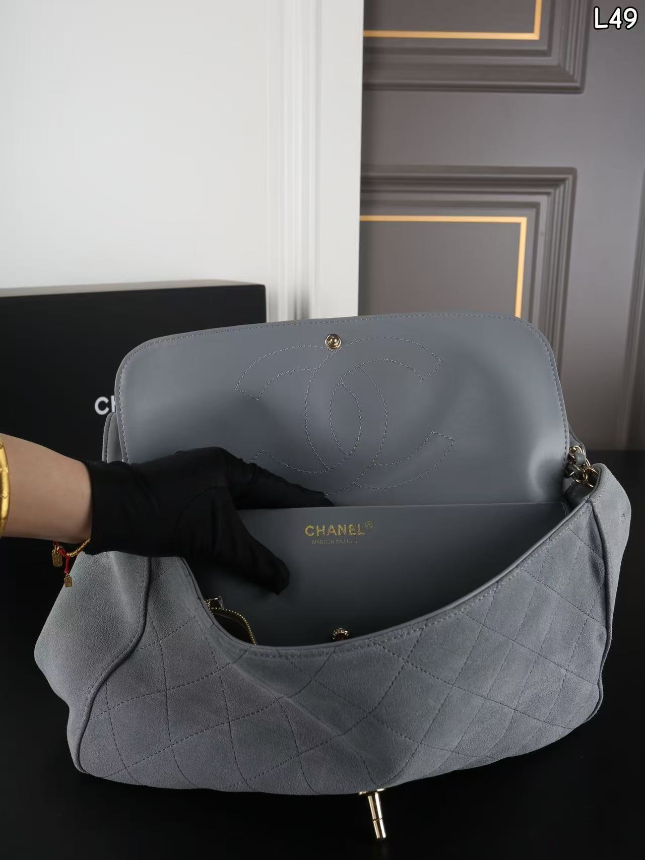 CHANEL ディアスキン チェーンバッグ【50%割引+送料無料】