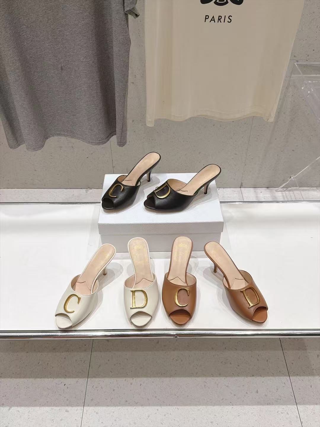 DIOR 高品質ラムスキン ローヒールシューズ【50％割引+送料無料】