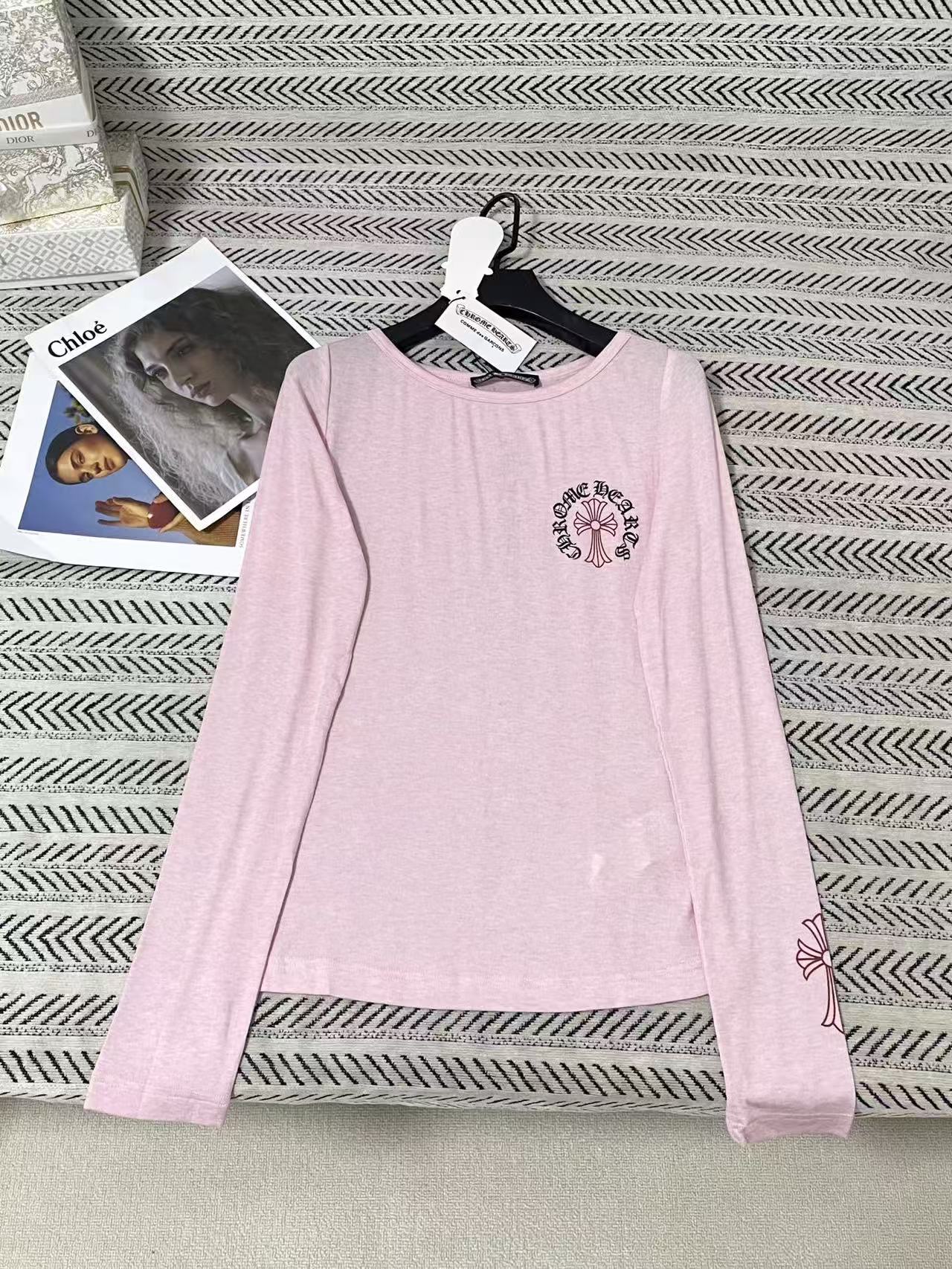 Chrome Hearts サンスクリット語長袖Tシャツ【50％割引+送料無料】