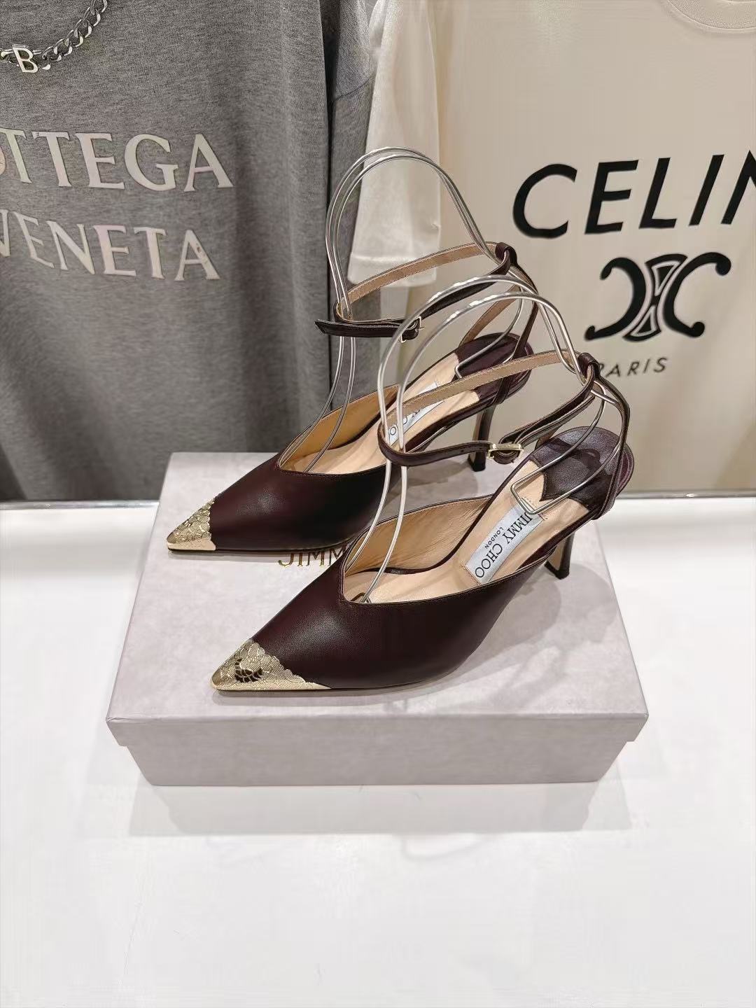 Jimmy Choo 高品質ポインテッドトゥ・ハイヒール【50％割引+送料無料】
