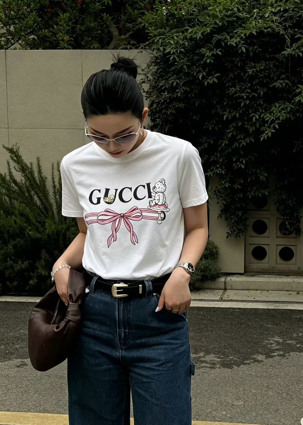 GUCC1 レターTシャツ【50％割引+送料無料】
