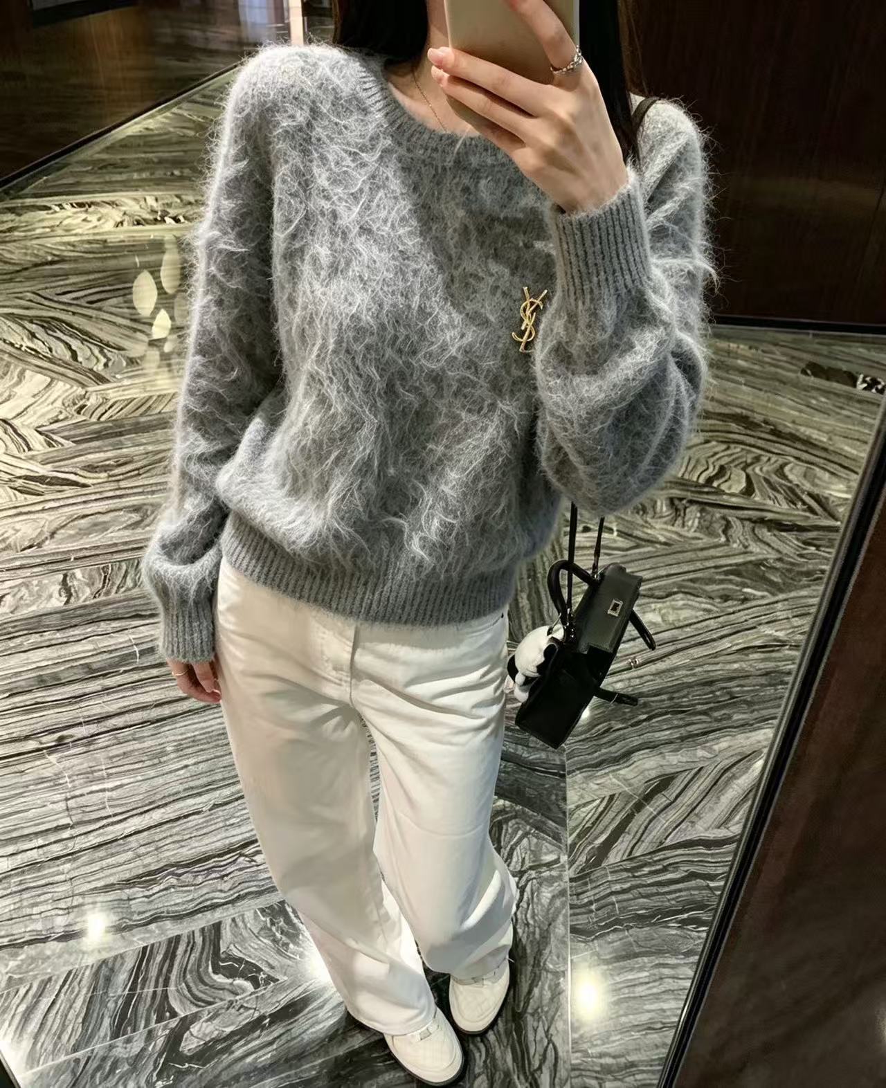 YSL モヘアセーター【50％割引+送料無料】