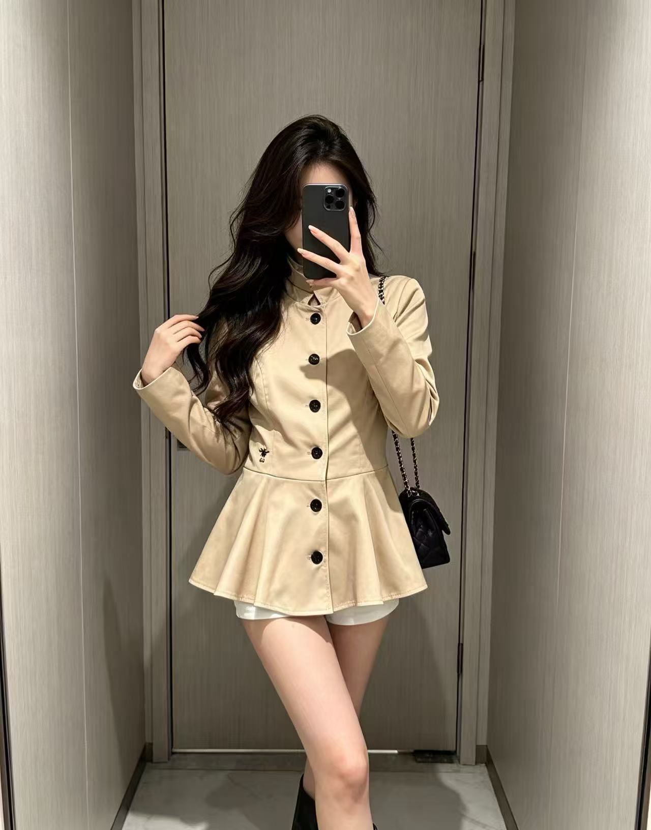 DIOR フリル付き長袖シャツ【50％割引+送料無料】