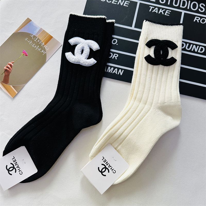 🧦[CHANE1]厚みのある二本針ソックス【50％割引+送料無料】🧦