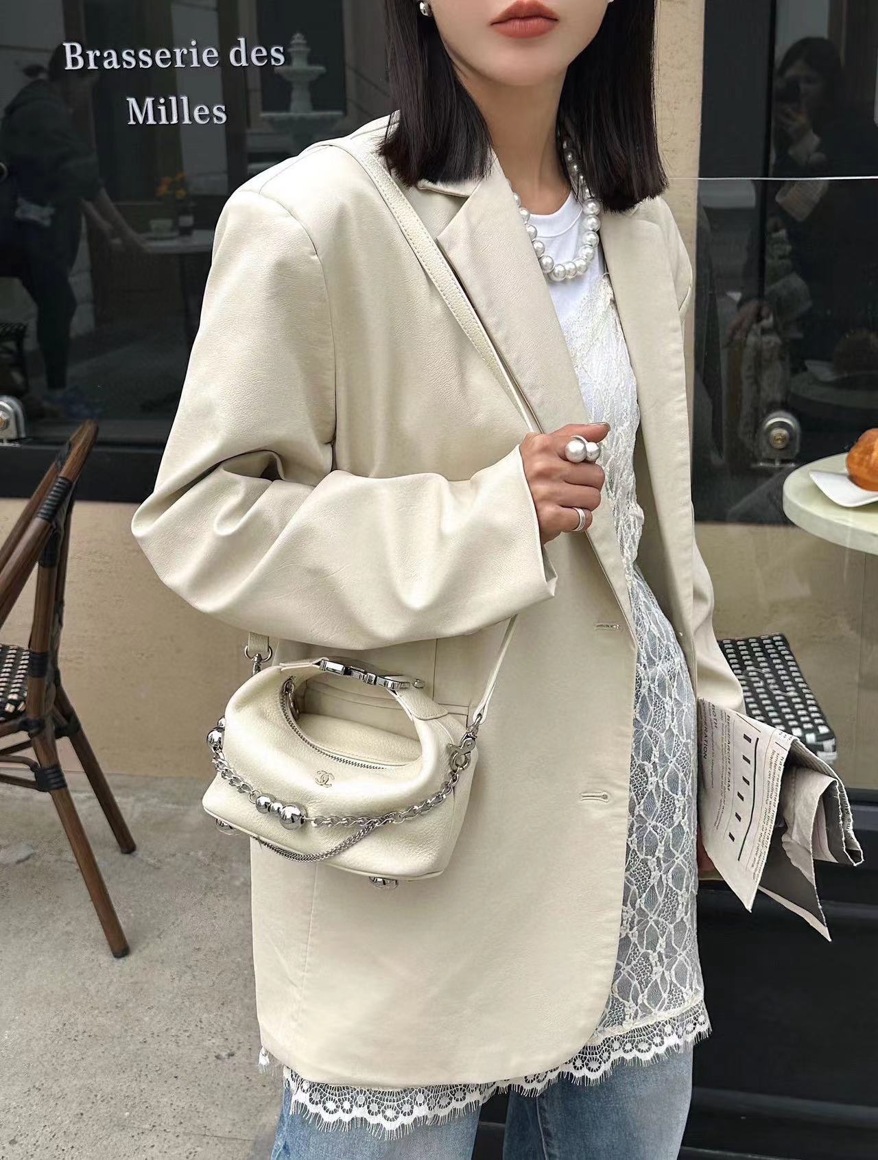 CHANE1 ボックスハンドバッグ【50％割引+送料無料】