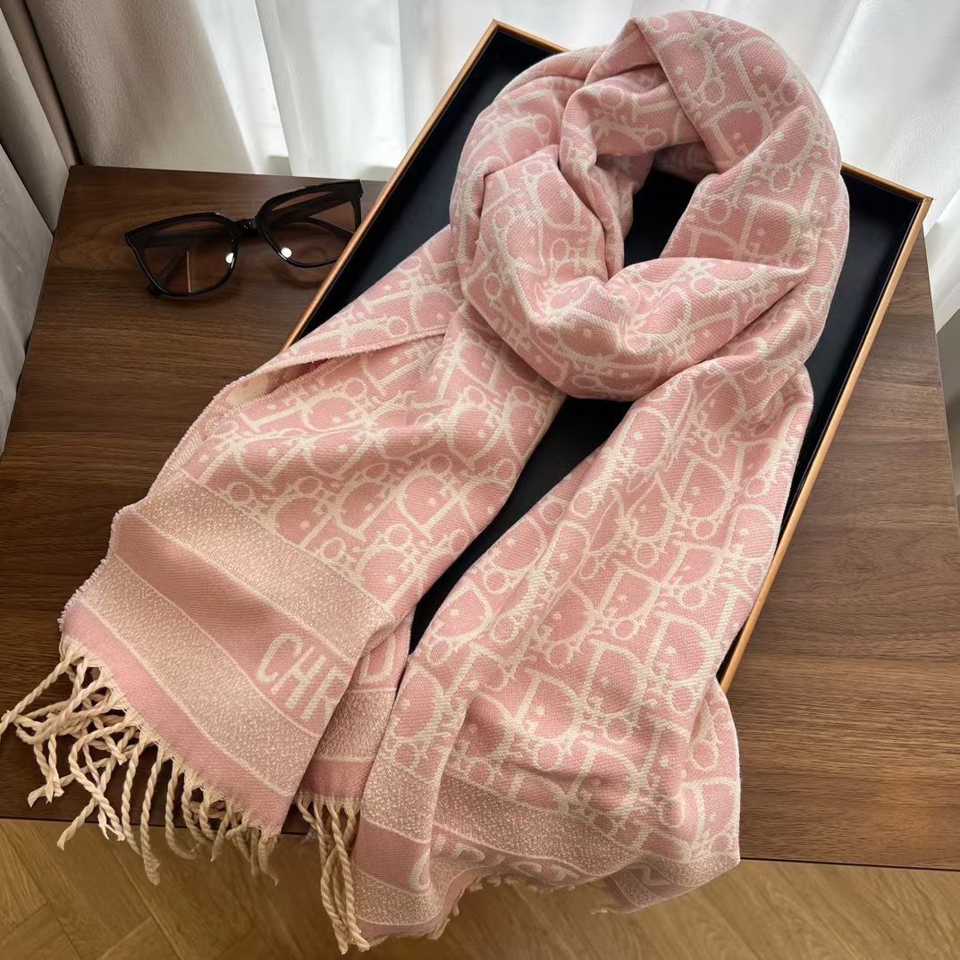 [DI0R]🧣フリンジ付きウールスカーフ🧣【50％割引+送料無料】