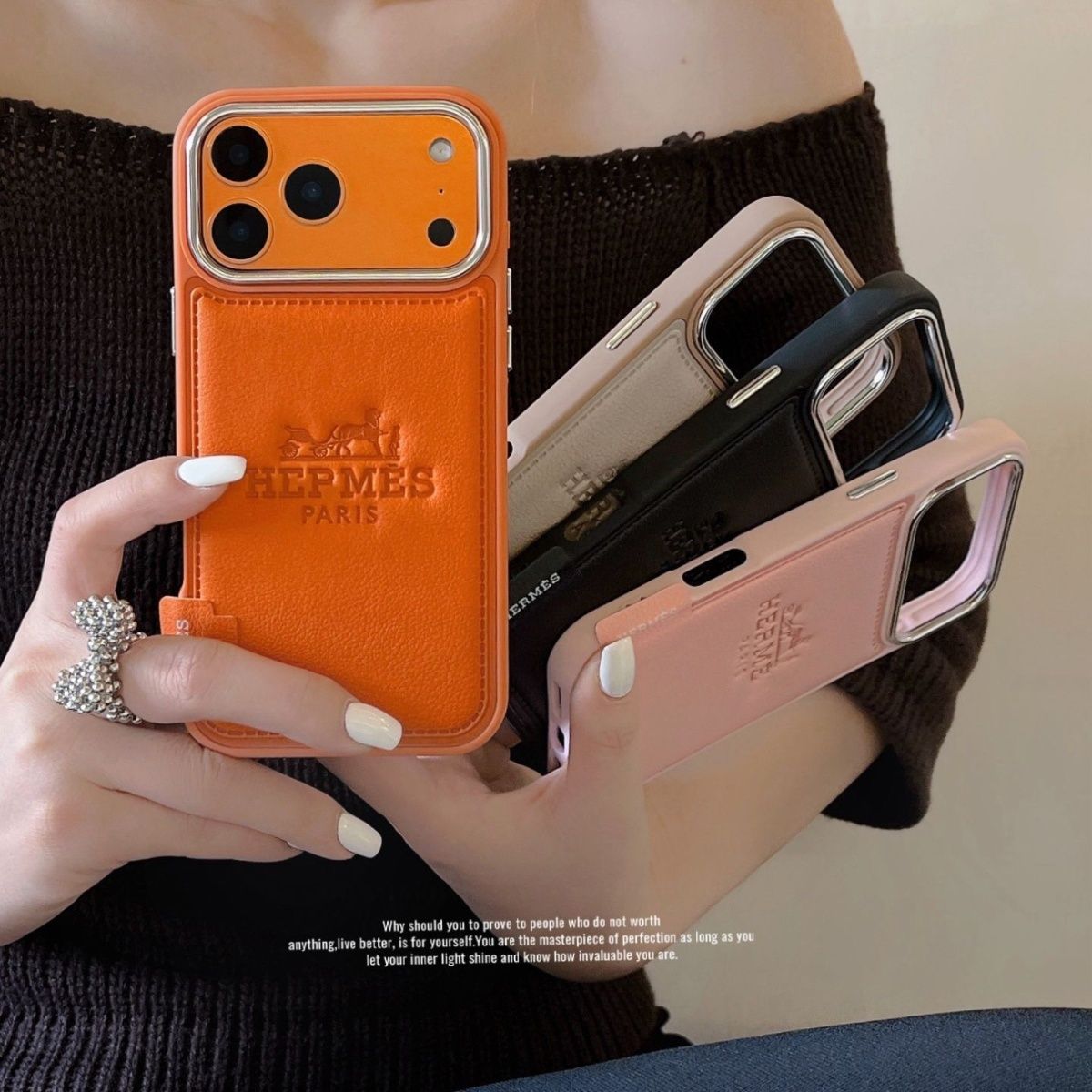 📱エルメスのメタルレンズ付きスマホケース💎
