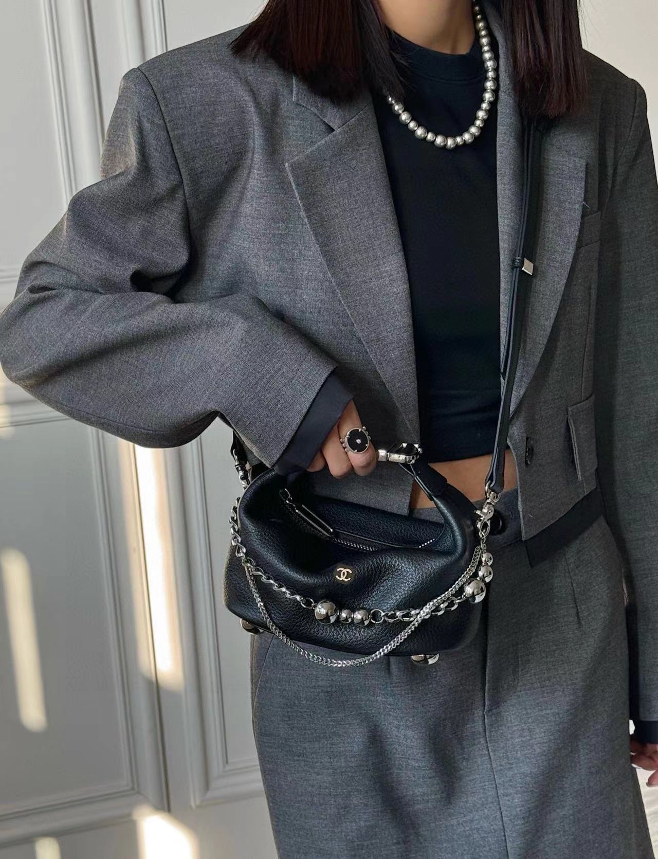 CHANE1 ボックスハンドバッグ【50％割引+送料無料】