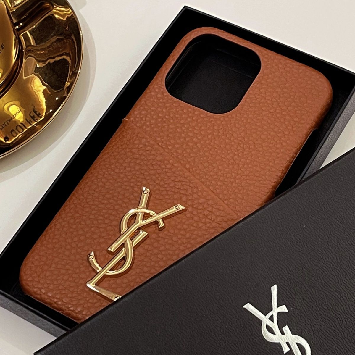 [SYL]24新着📿ライチレザー携帯電話ケース📿📱パール【50％割引+送料無料】