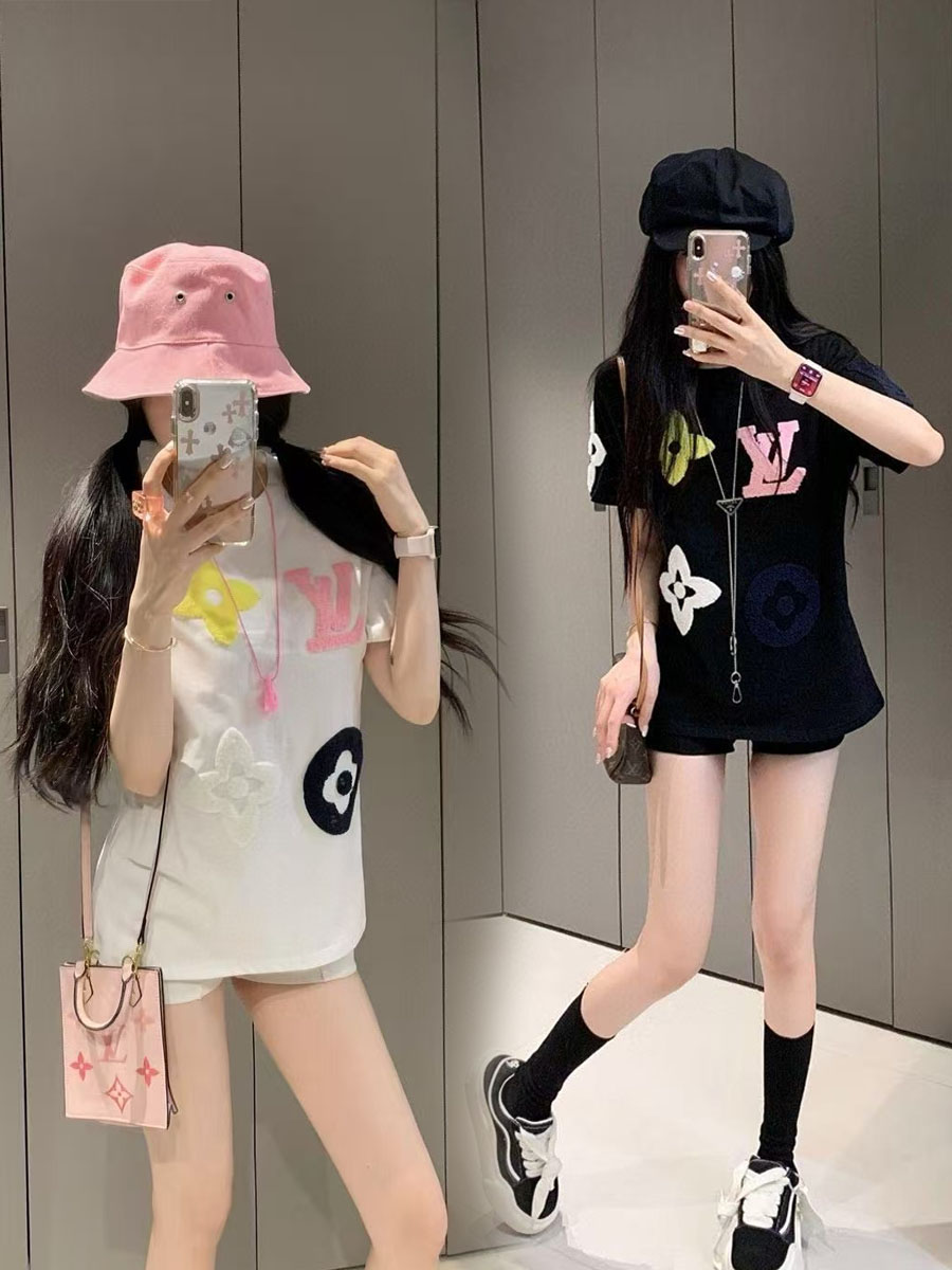 LVタオル刺繍Tシャツ【 50％割引+送料無料】