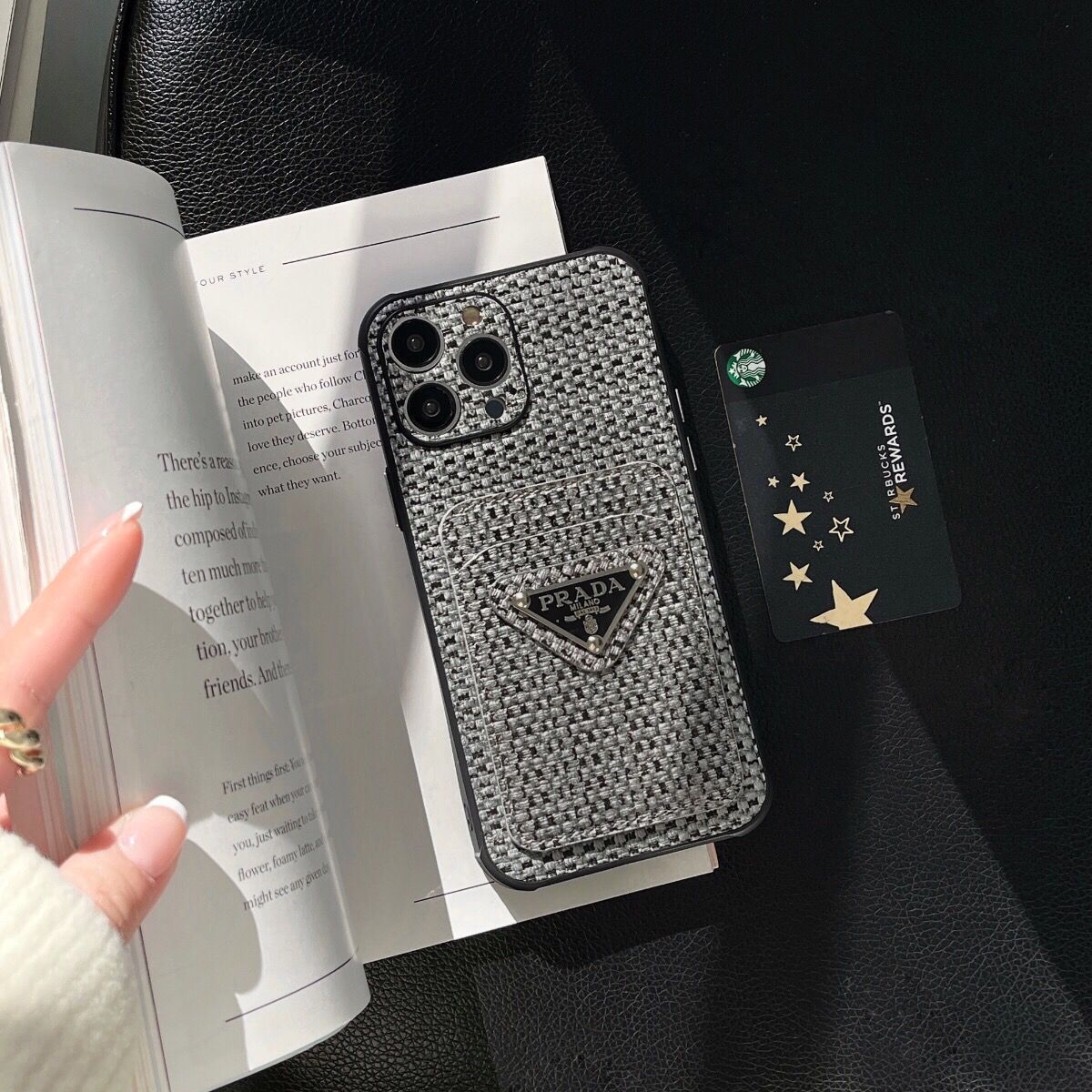 [PRAD4]👄織られた携帯電話ケース📱【50%オフ+送料無料】