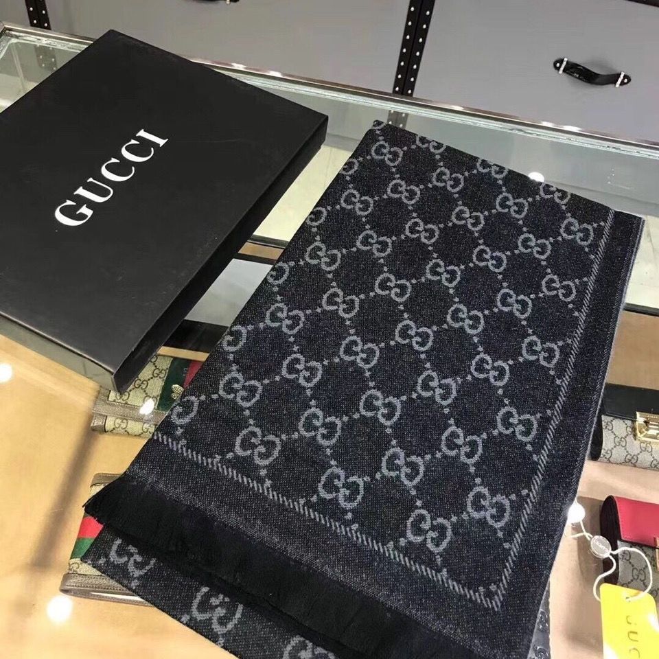 [GUCC1]🧣フリンジ付きリバーシブルスカーフ🧣【50％割引+送料無料】