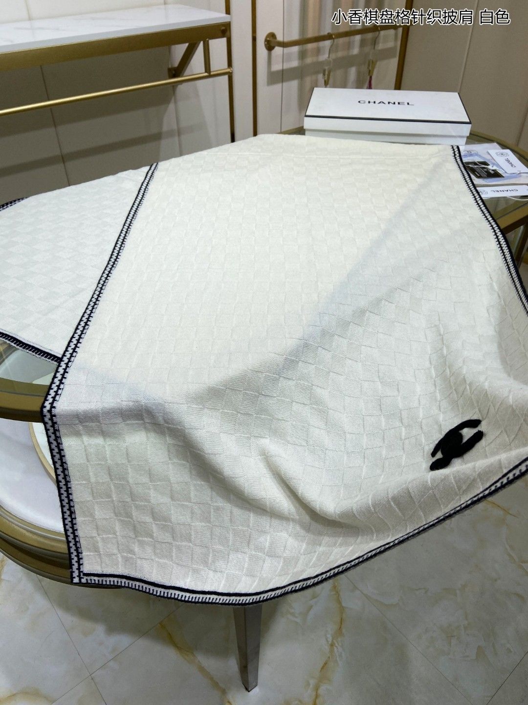 [CHANE1]🧣リバーシブルウールスカーフ🧣【50％割引+送料無料】