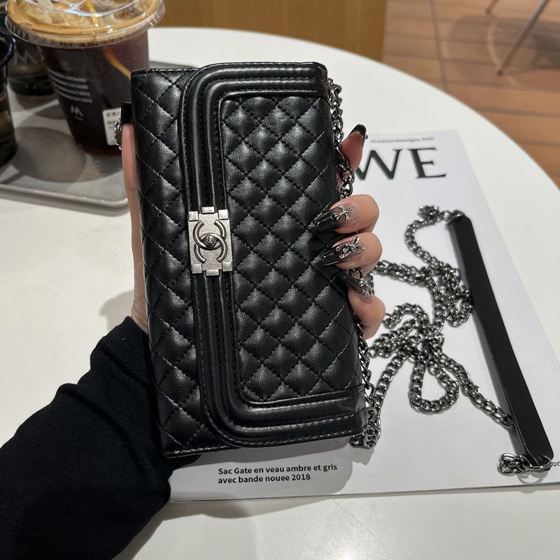[CHANE1]👄菱形携帯電話バッグ📱【50%オフ+送料無料】