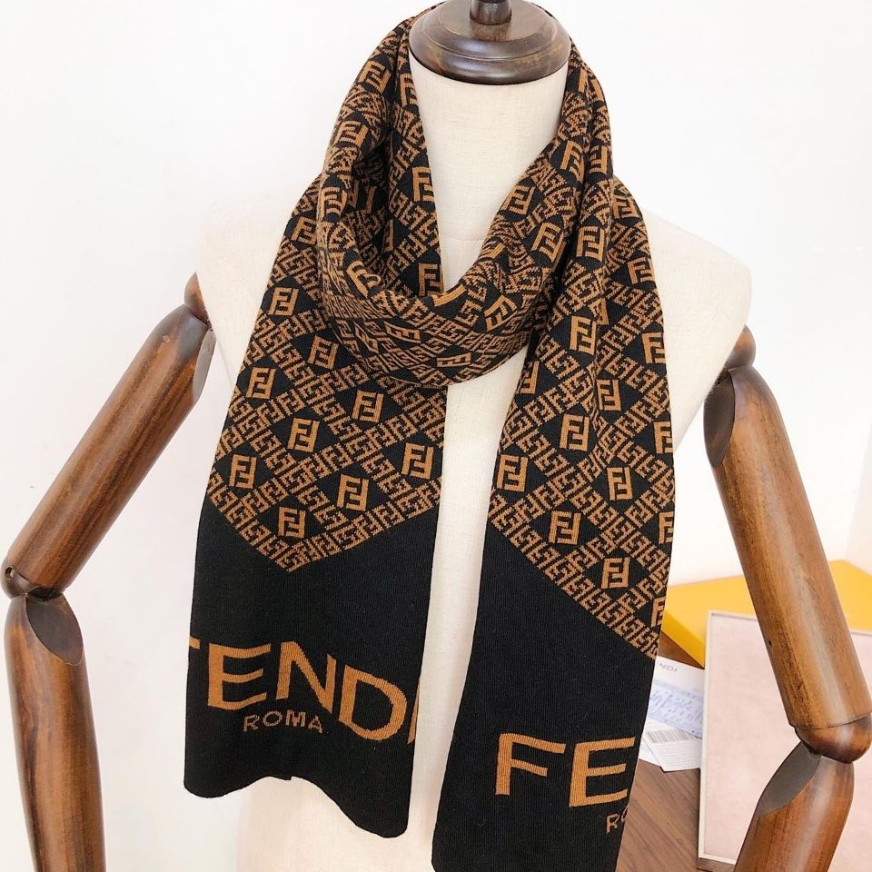 [FEND1]🧣フリンジ付きウールスカーフ🧣【50％割引+送料無料】