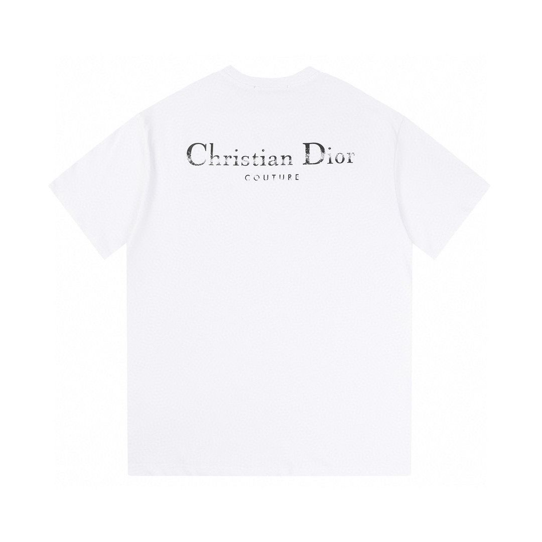 DI0R プリントロゴレターTシャツ【 50％割引+送料無料】