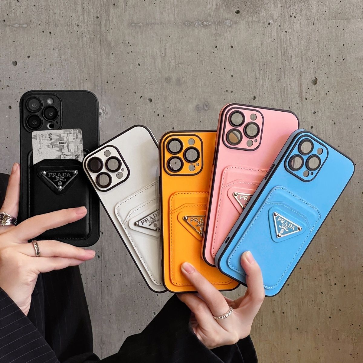 [PRAD4]👄プラダ カードホルダー 携帯電話ケース📱【50%オフ+送料無料】