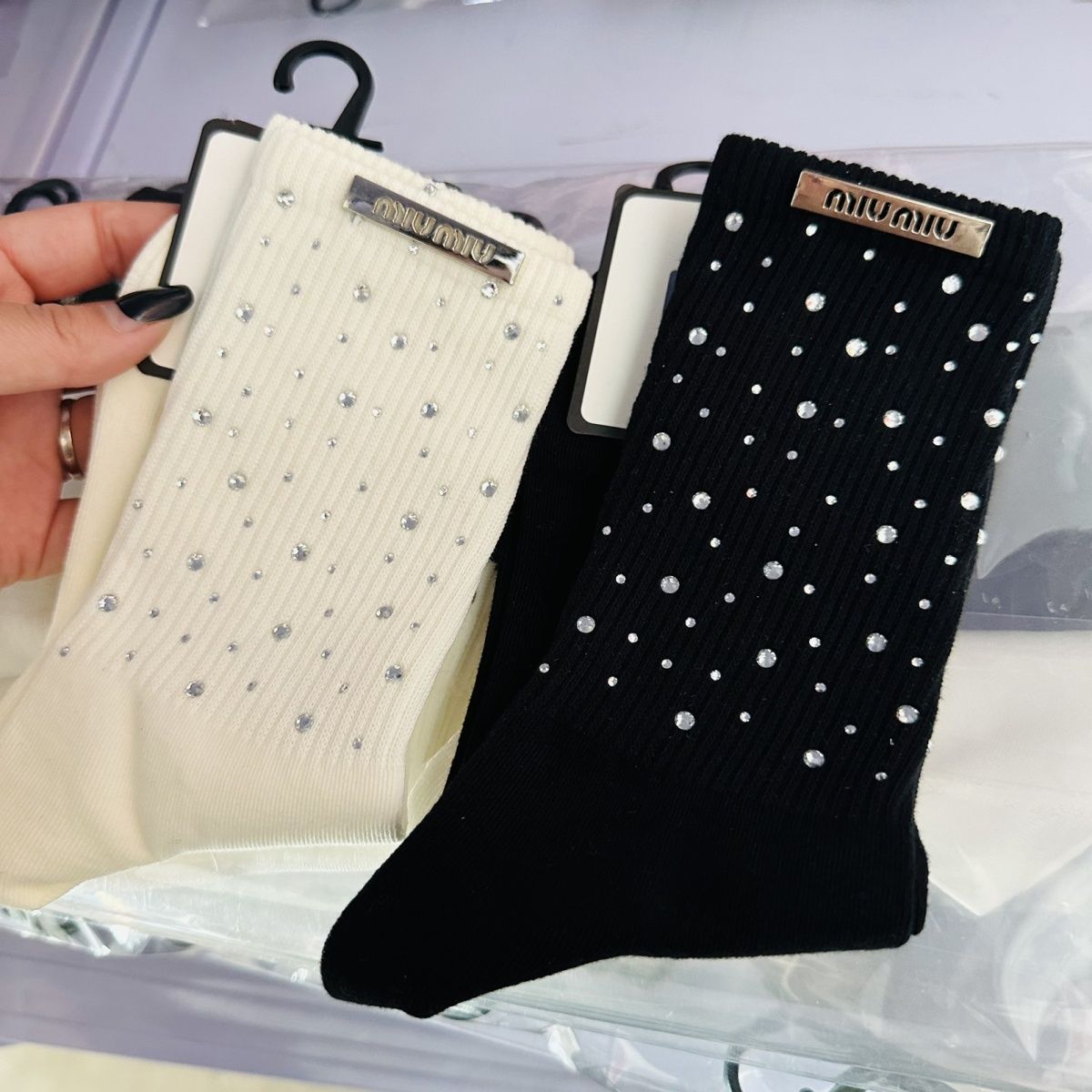🧦🧦[MlUMlU]ダイヤモンドソックス【50％割引+送料無料】🧦🧦