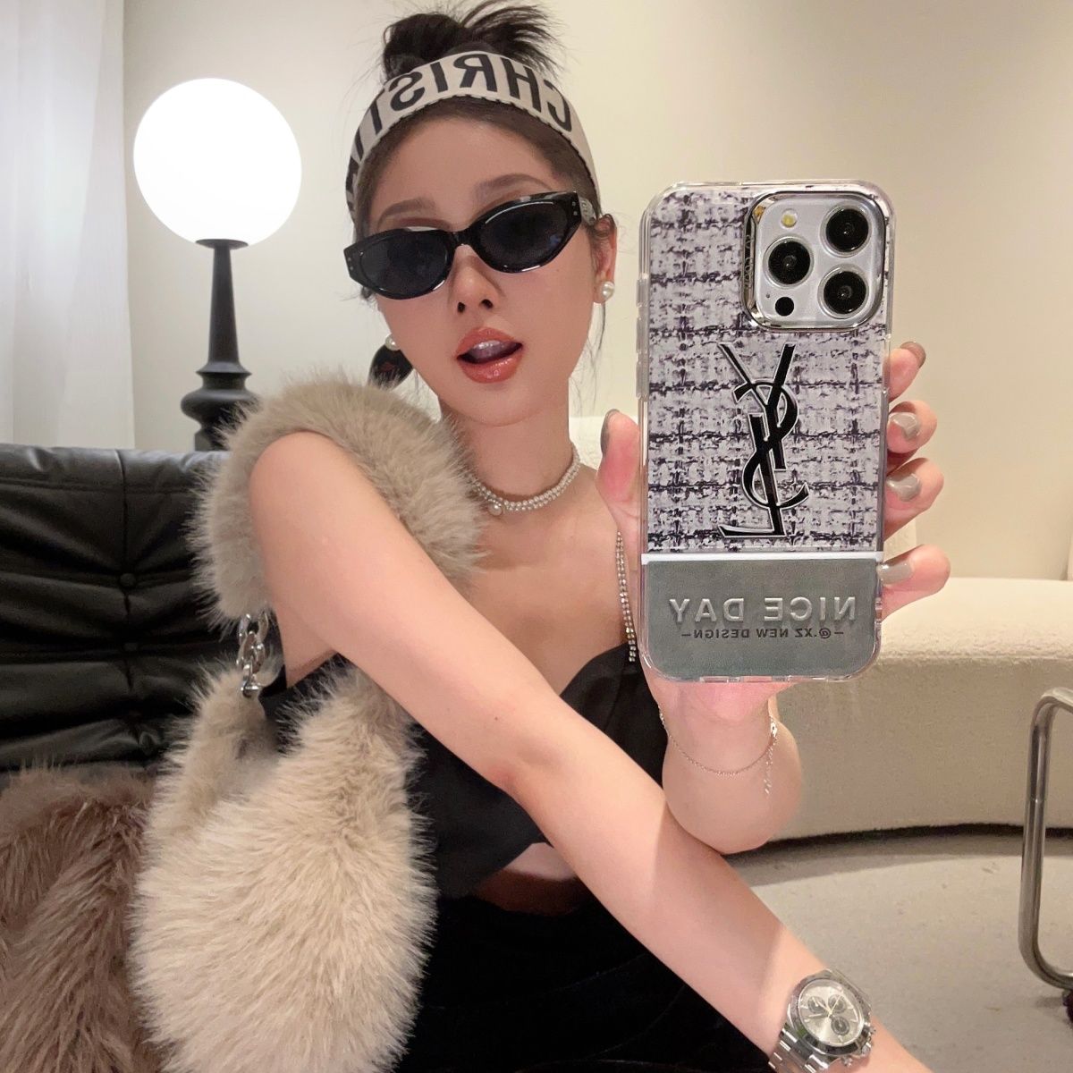 [CHANE1]👄プリント携帯電話ケース📱【50%オフ+送料無料】