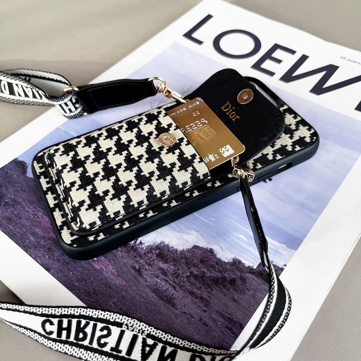 [DI0R]👄カードケース 携帯電話ケース📱【50%オフ+送料無料】