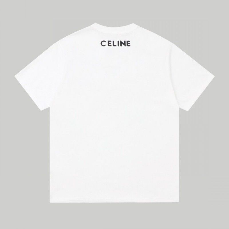 CEL1NE レターロゴプリントTシャツ【 50％割引+送料無料】