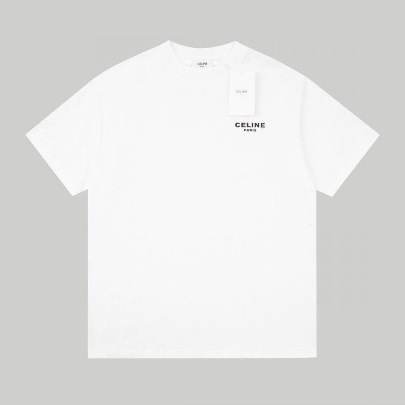 CEL1NE レターロゴプリントTシャツ【 50％割引+送料無料】