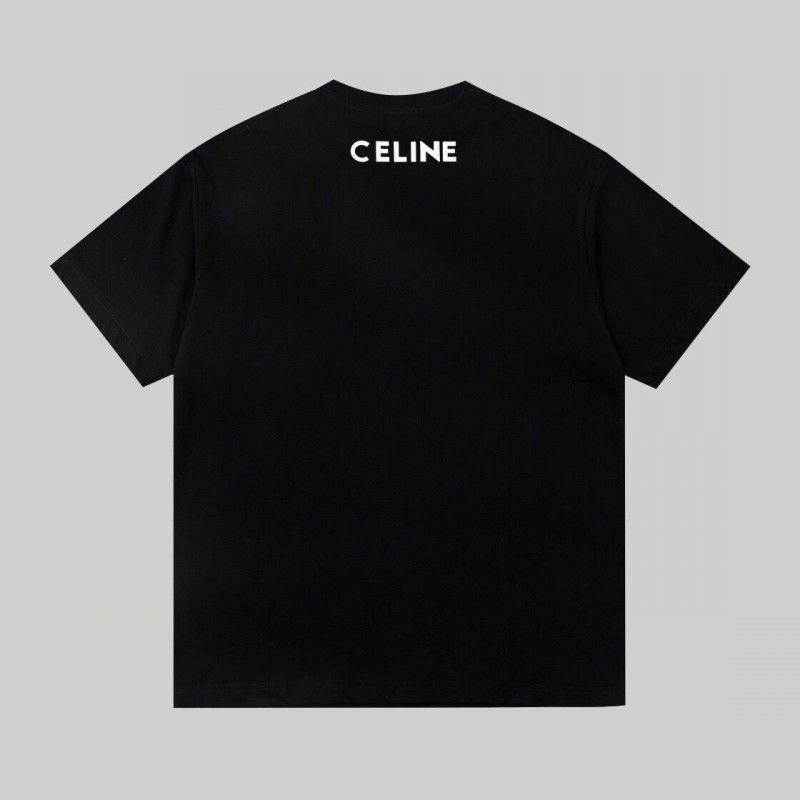 CEL1NE レターロゴプリントTシャツ【 50％割引+送料無料】