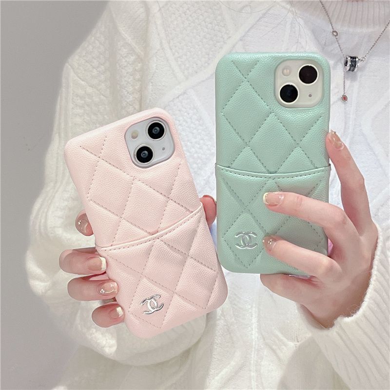[CHANE1]👄レザーダイヤモンドパターン携帯電話ケース📱【50%オフ+送料無料】
