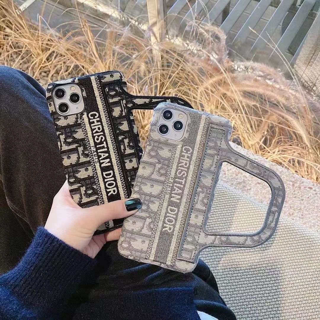 [DI0R]👄刺繍入り財布電話ケース📱【50%オフ+送料無料】